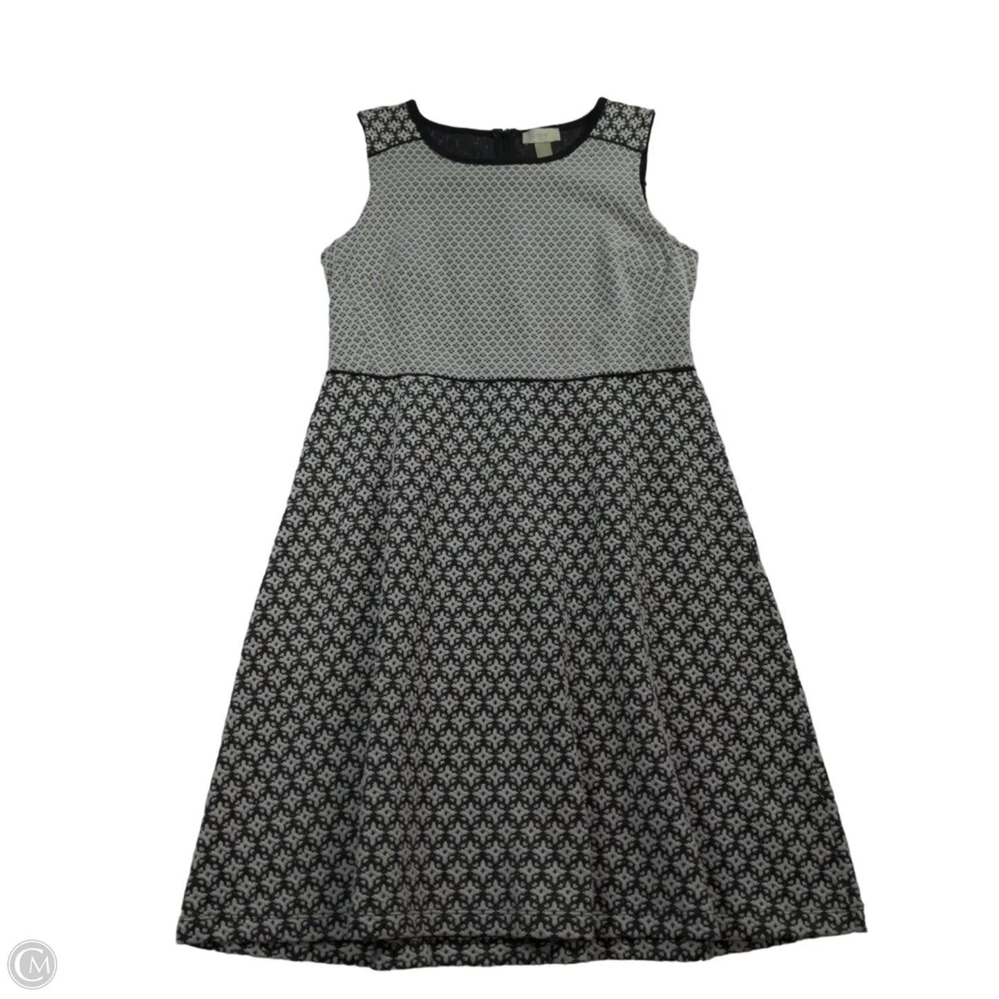 Dress Casual Short By Loft In Black & Cream, Size: 12