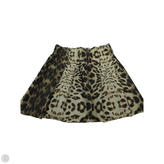 Skirt Mini & Short By Clothes Mentor In Animal Print, Size: M