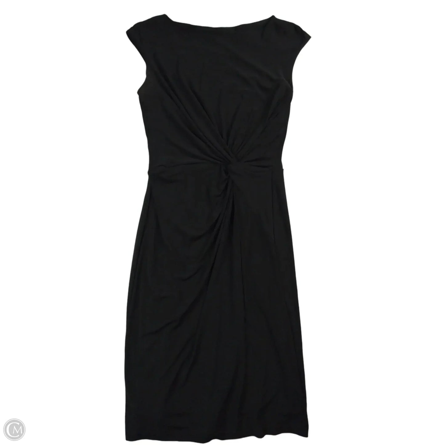 Dress Party Midi By Lauren By Ralph Lauren In Black, Size: 8