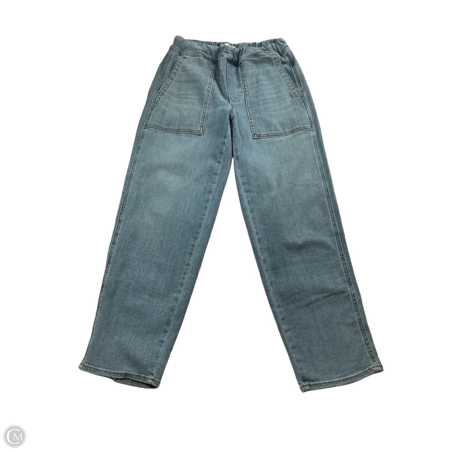 Jeans Wide Leg By Madewell In Blue, Size: Xxs