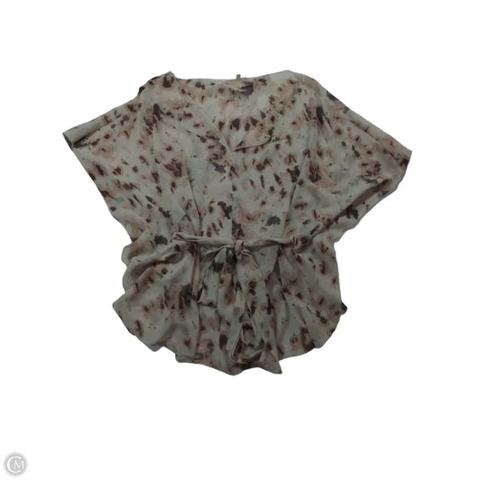 Top Short Sleeve By Rachel Roy In Animal Print, Size: M