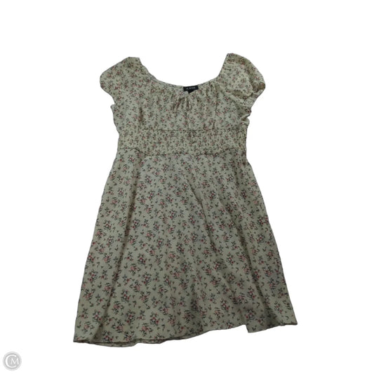 Dress Party Short By A Byer In Floral Print, Size: Xl