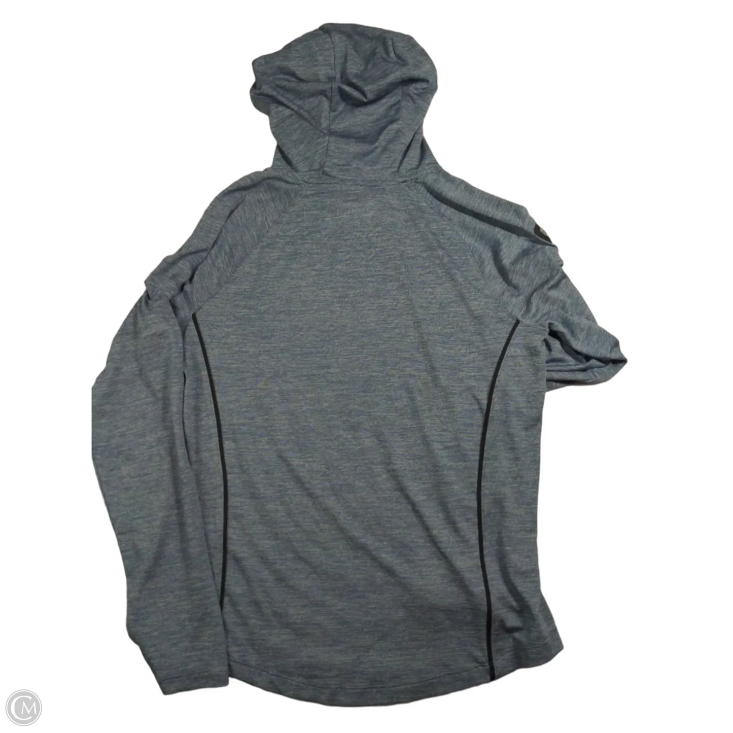 Top Long Sleeve By Under Armour In Blue, Size: L