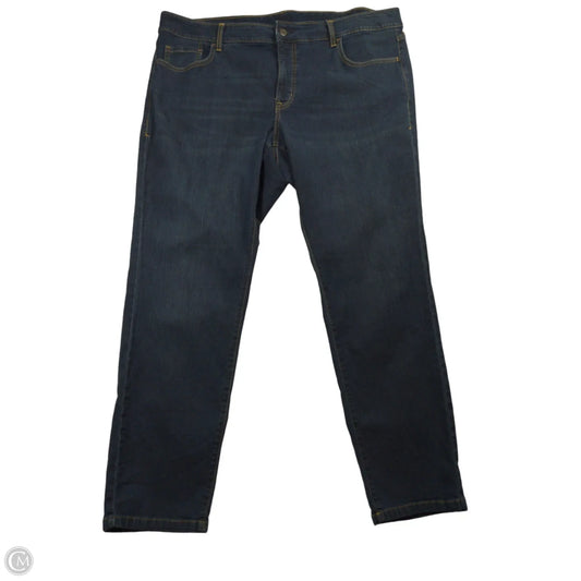 Jeans Straight By Old Navy In Blue Denim, Size: 24