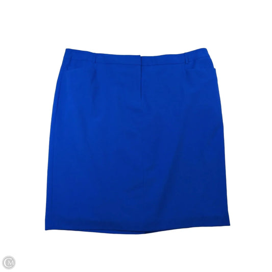 Skirt Mini & Short By Calvin Klein In Blue, Size: 22