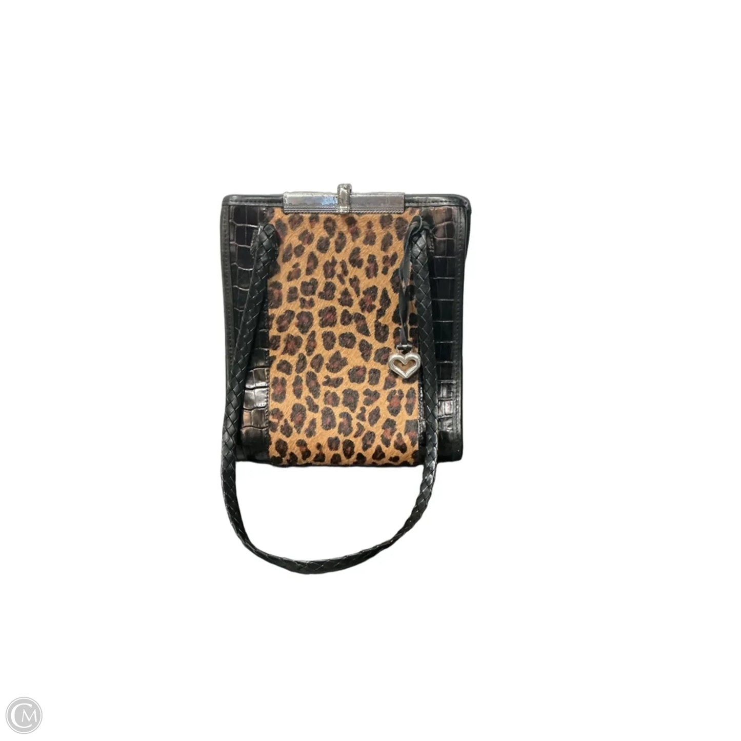 Handbag Leather By Brighton, Size: Medium