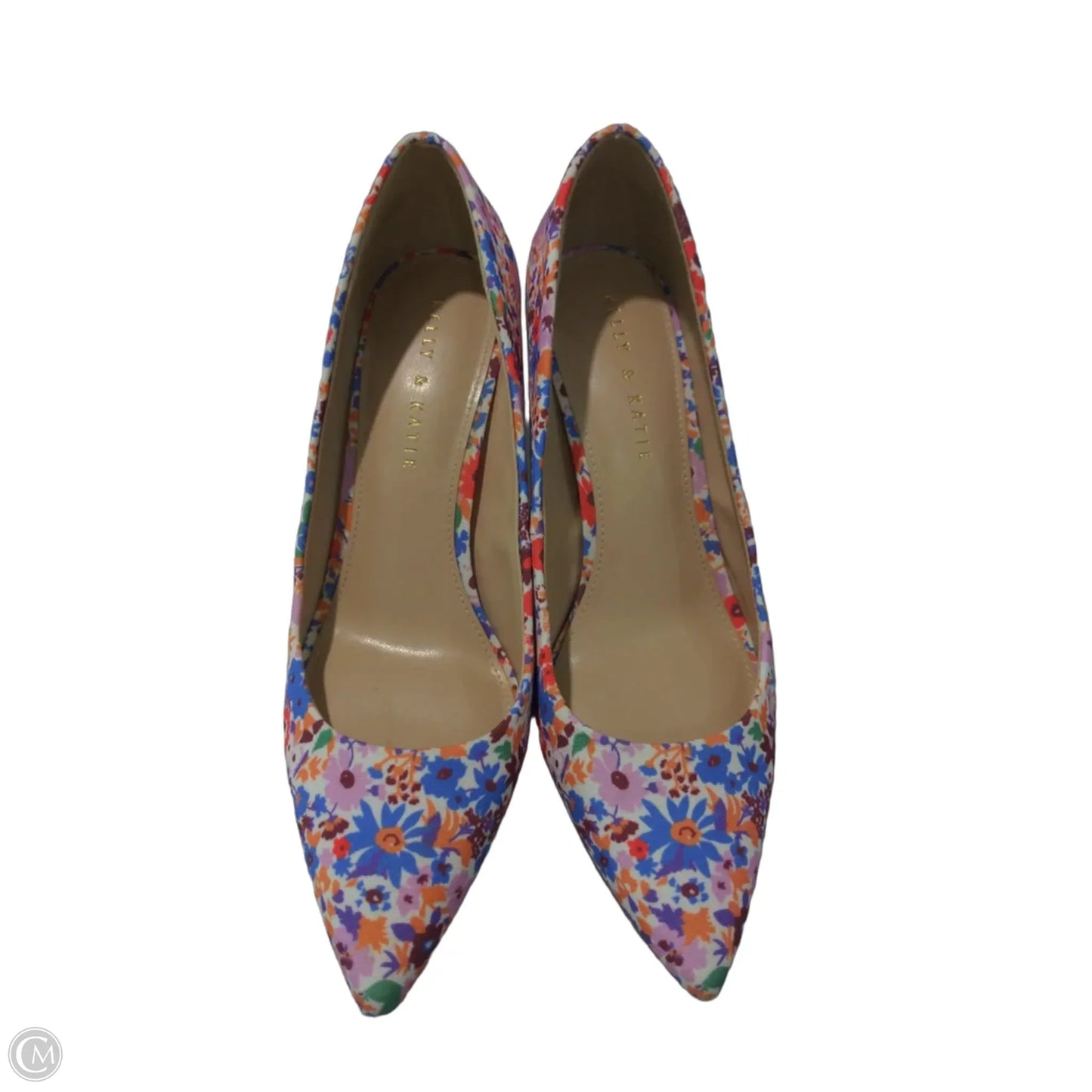 Shoes Heels Stiletto By Kelly And Katie In Floral Print, Size: 9