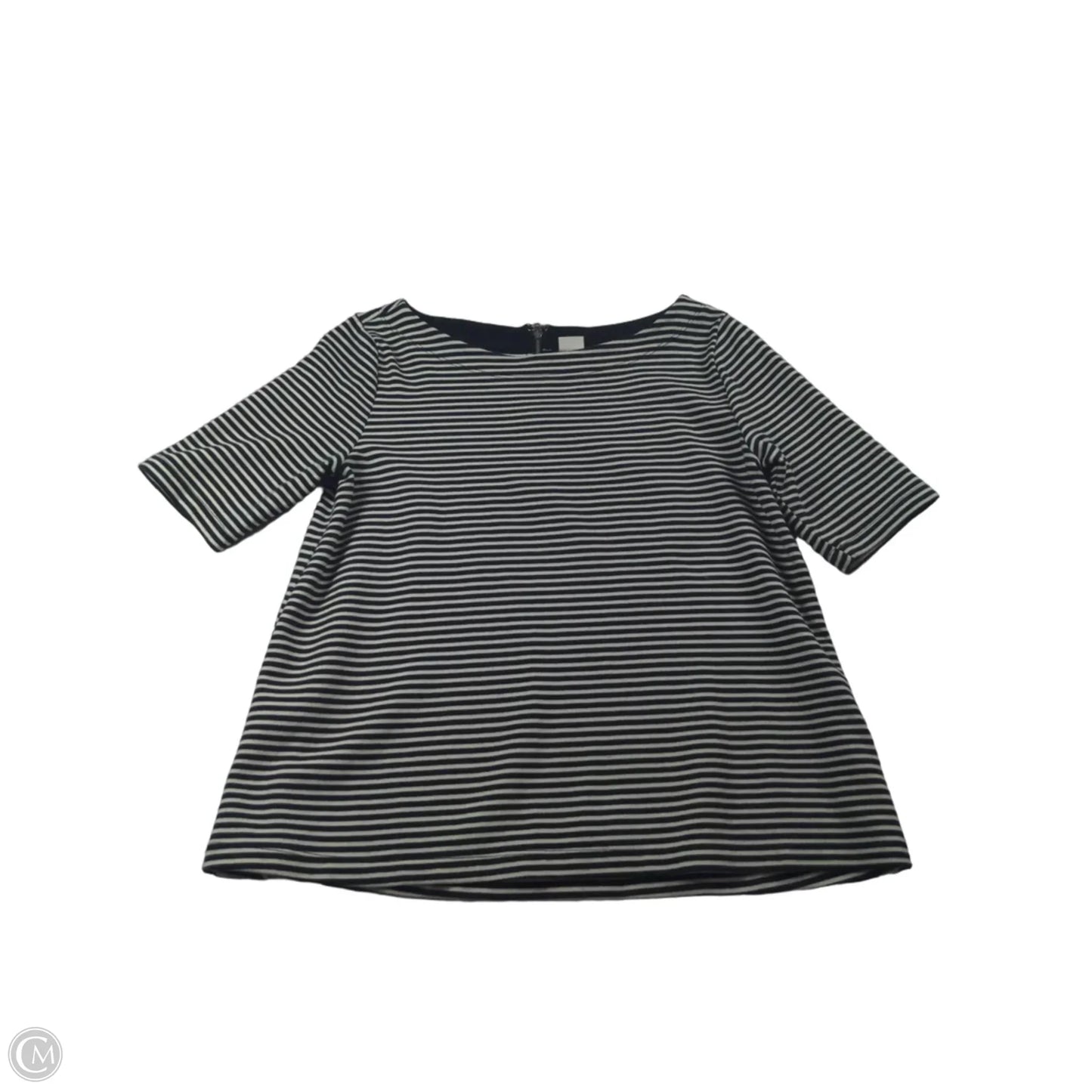 Top Short Sleeve By Gap In Striped Pattern, Size: Xs