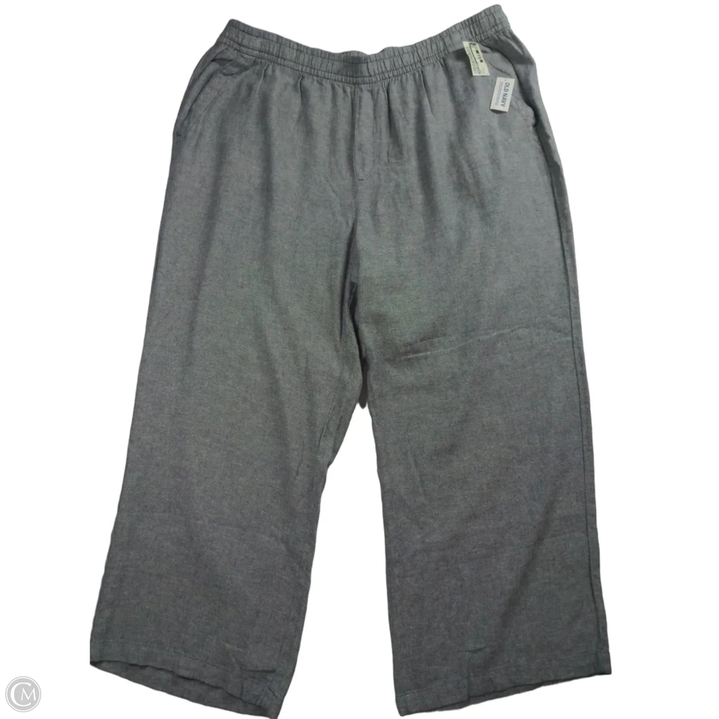 Pants Linen By Old Navy In Grey, Size: Xl