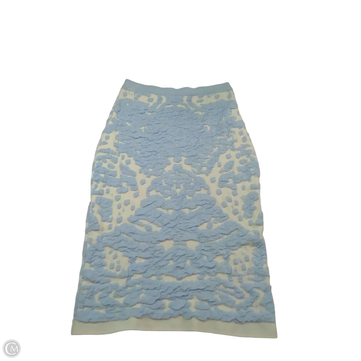 Skirt Midi By Lucy Paris In Blue & White, Size: M
