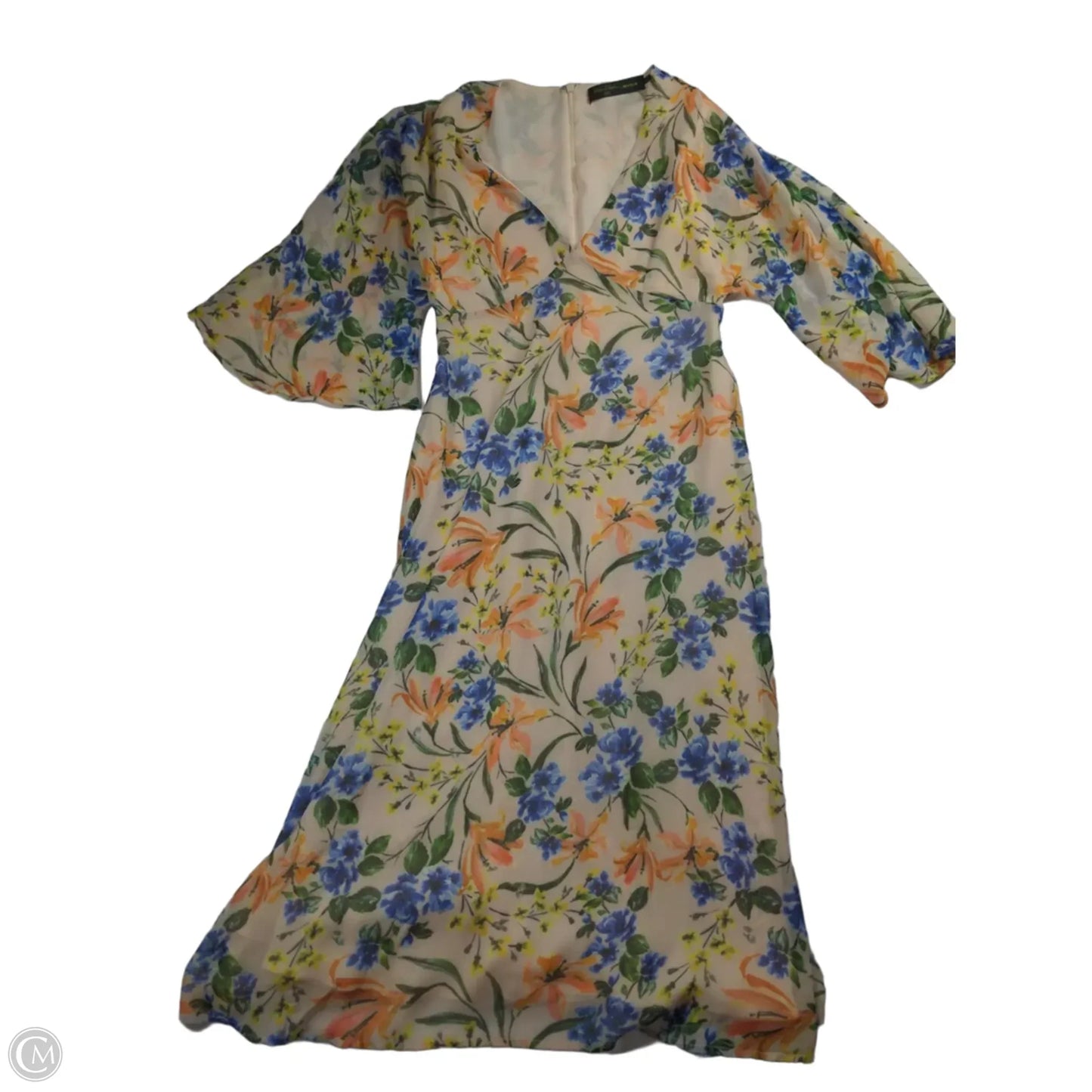 Dress Casual Midi By House Of Harlow In Floral Print, Size: Xs
