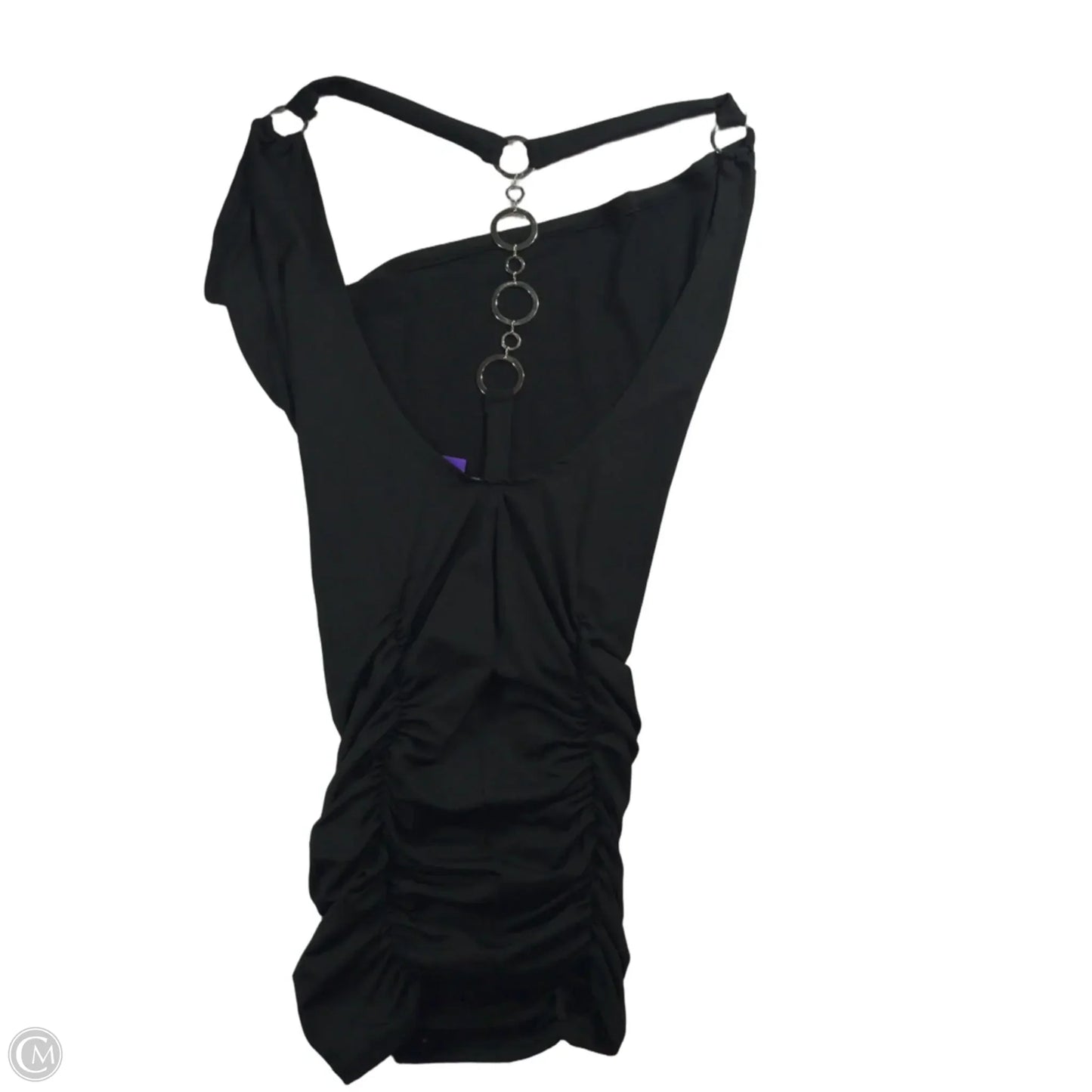 Dress Party Short By Clothes Mentor In Black & Silver, Size: M