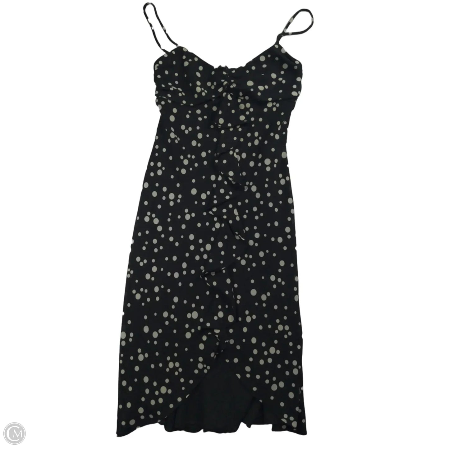 Dress Party Midi By Abs In Polkadot Pattern, Size: 10