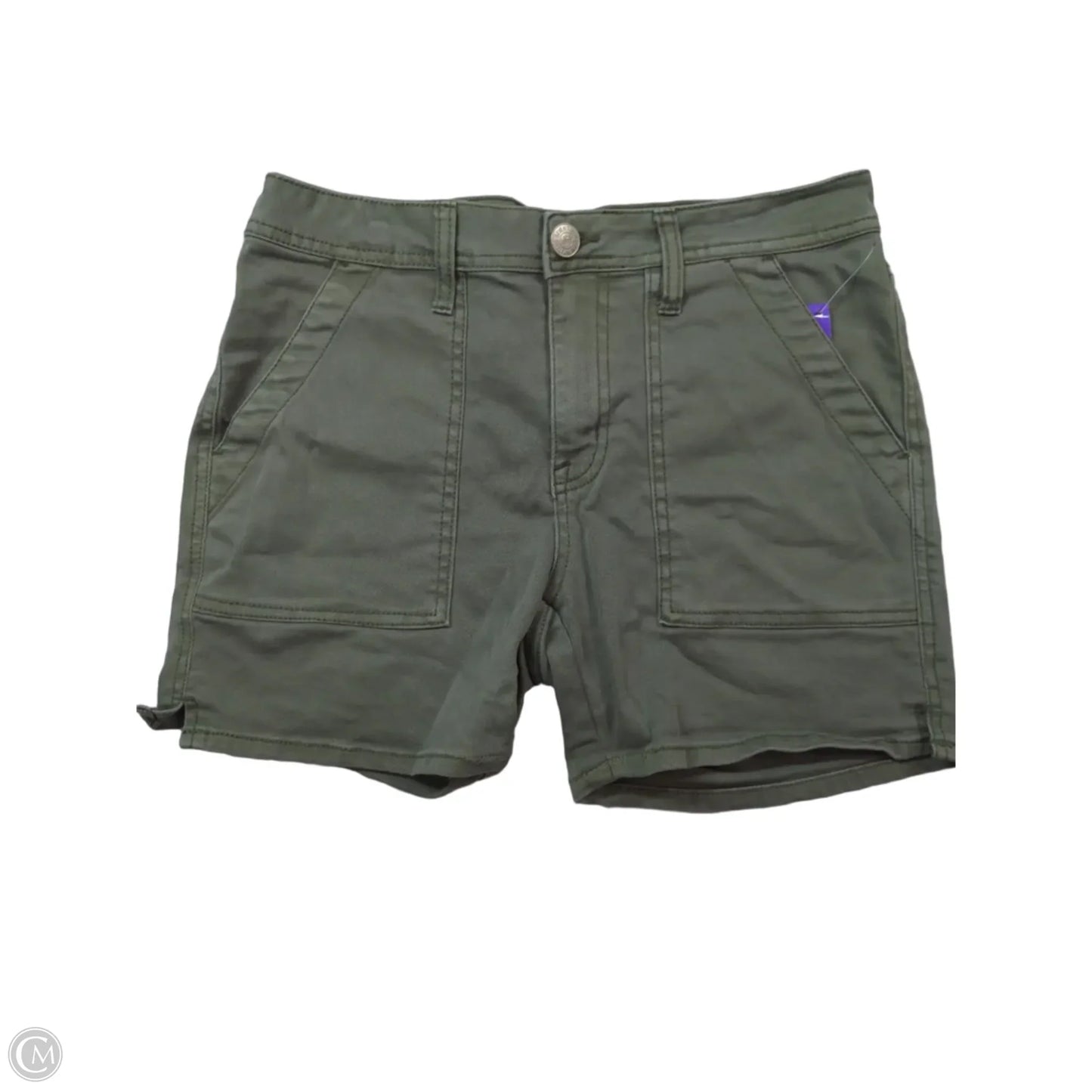Shorts By Seven 7 In Green Denim, Size: 6
