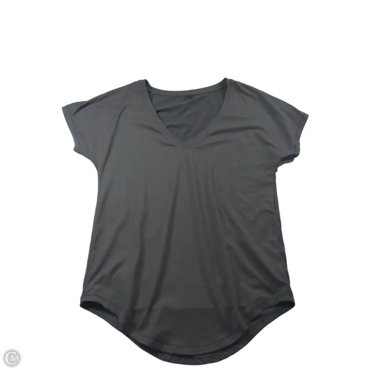 Top Short Sleeve Basic By Clothes Mentor In Grey, Size: Xs