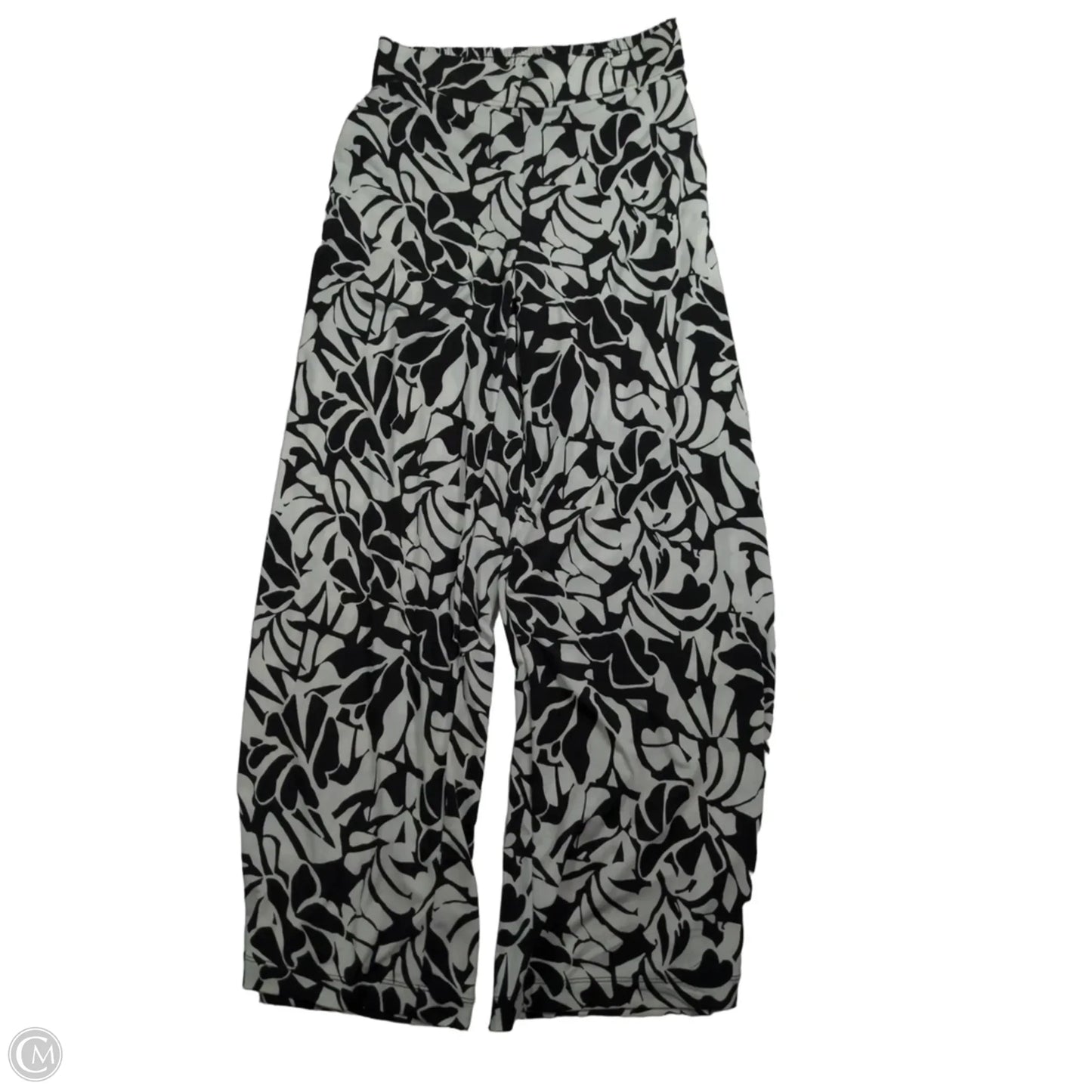 Pants Lounge By Three Dots In Black & White, Size: Xs