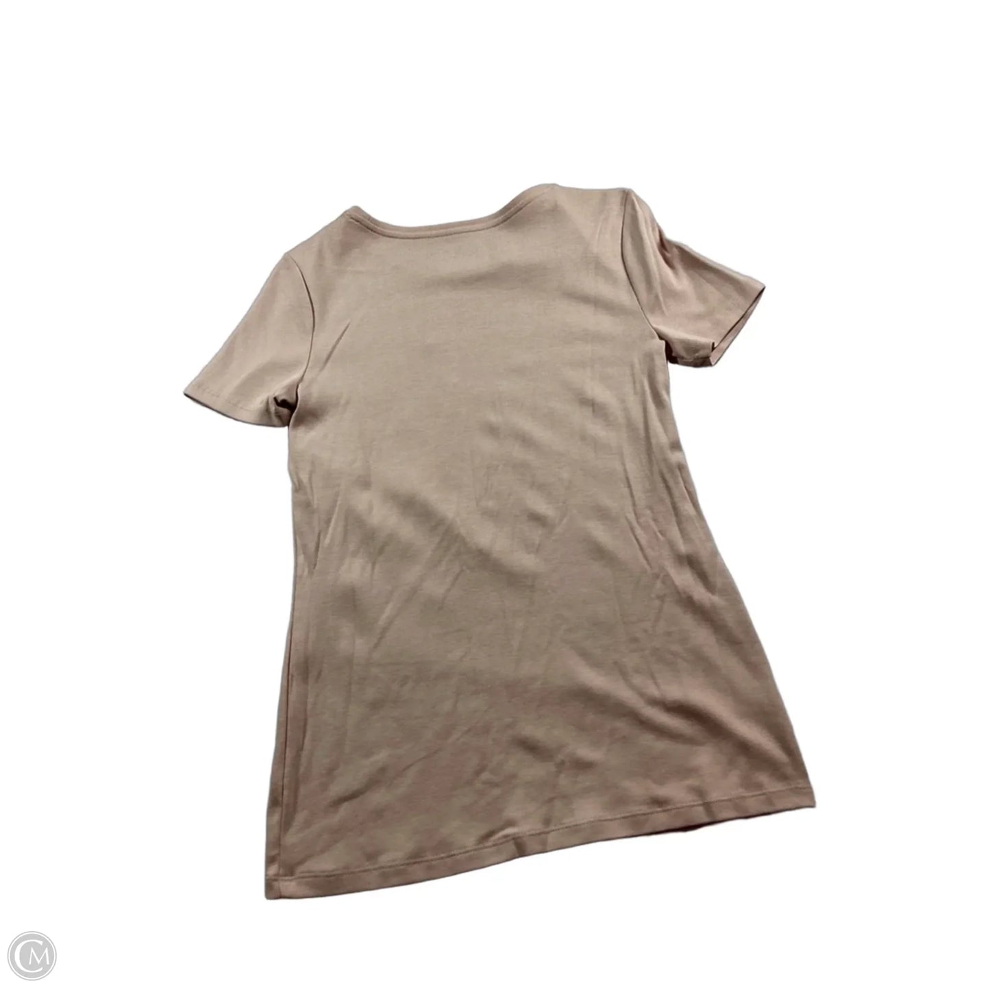 Top Short Sleeve Basic By Talbots In Pink, Size: Xs