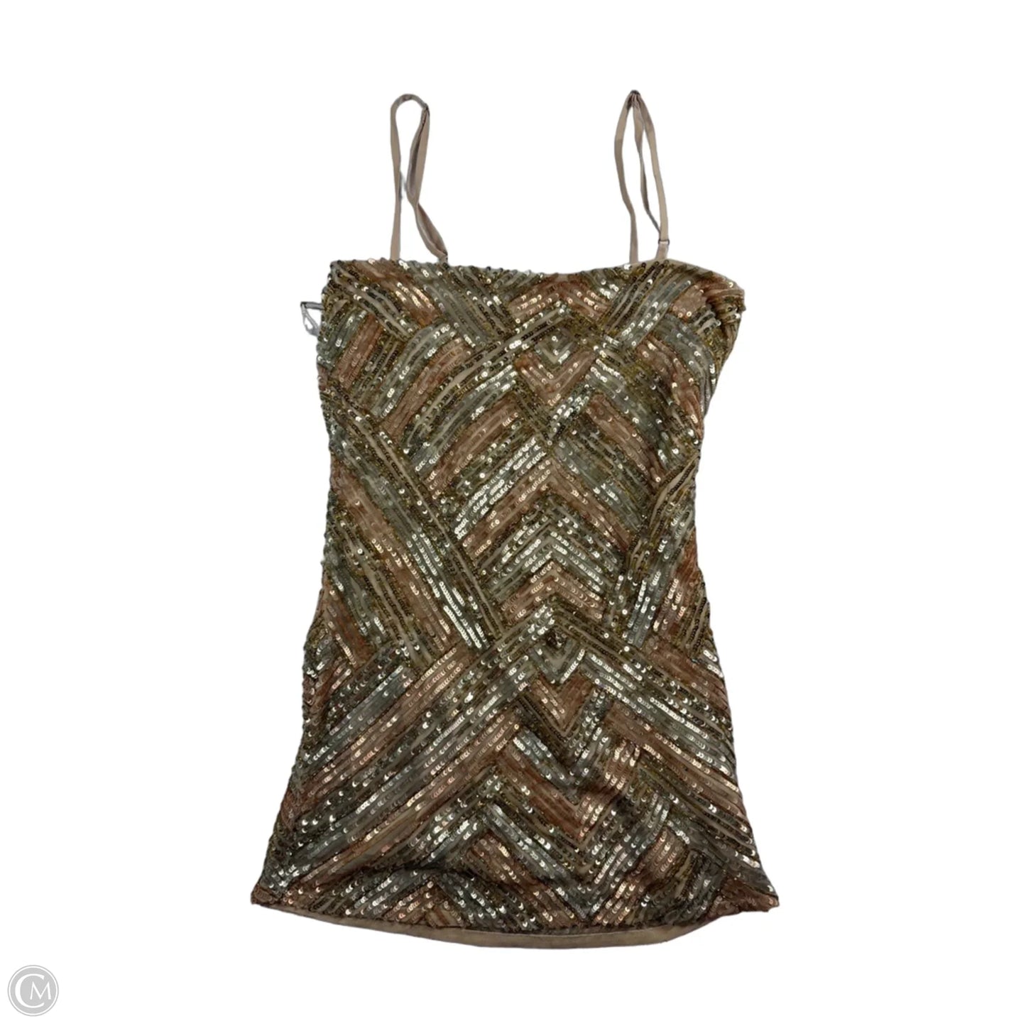 Dress Party Short By Show Me Your Mumu In Gold, Size: S