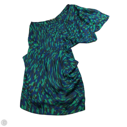 Dress Casual Short By Collective Concepts In Blue & Green, Size: S