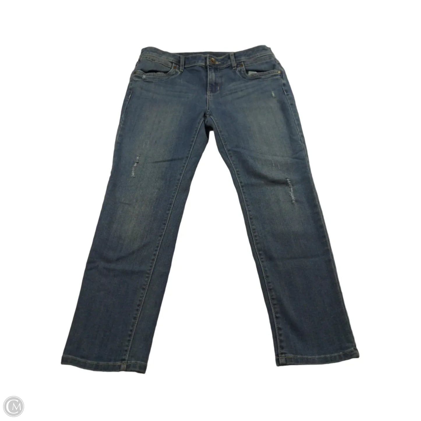 Jeans Skinny By Simply Vera In Blue Denim, Size: 8