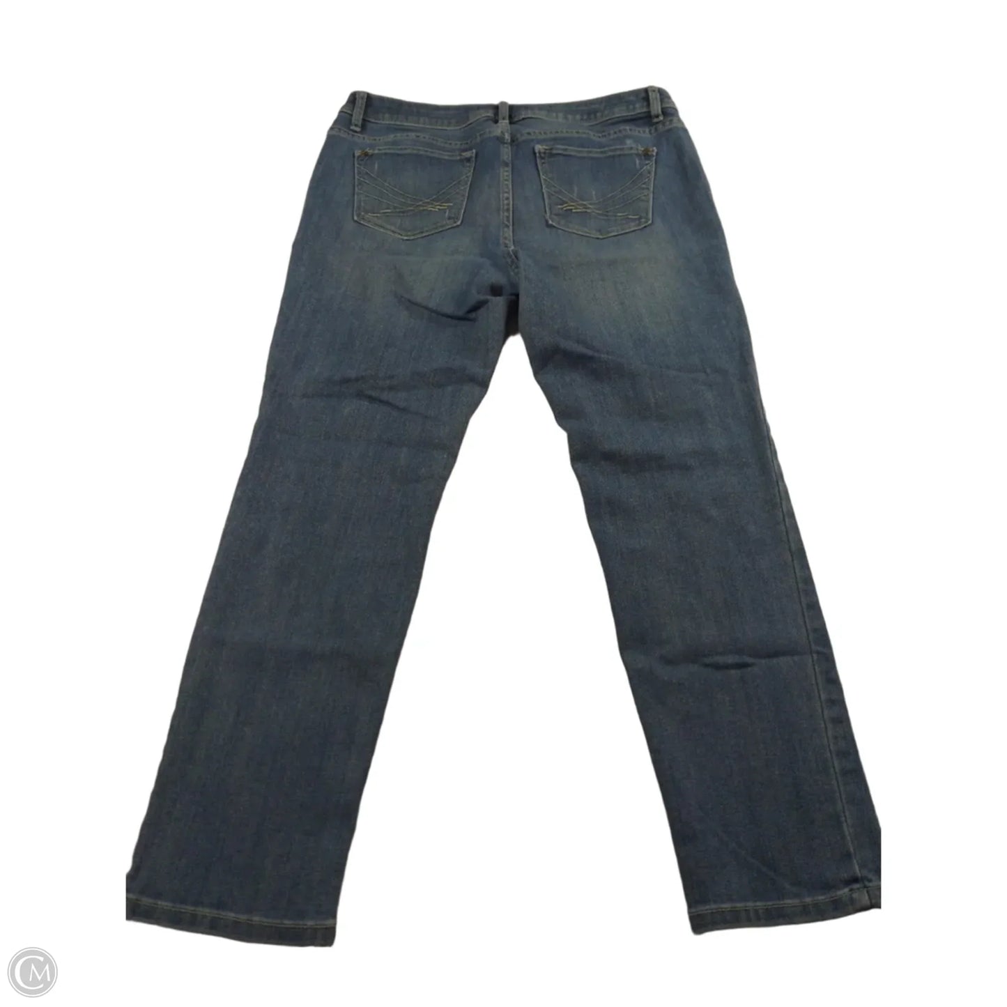 Jeans Skinny By Simply Vera In Blue Denim, Size: 8