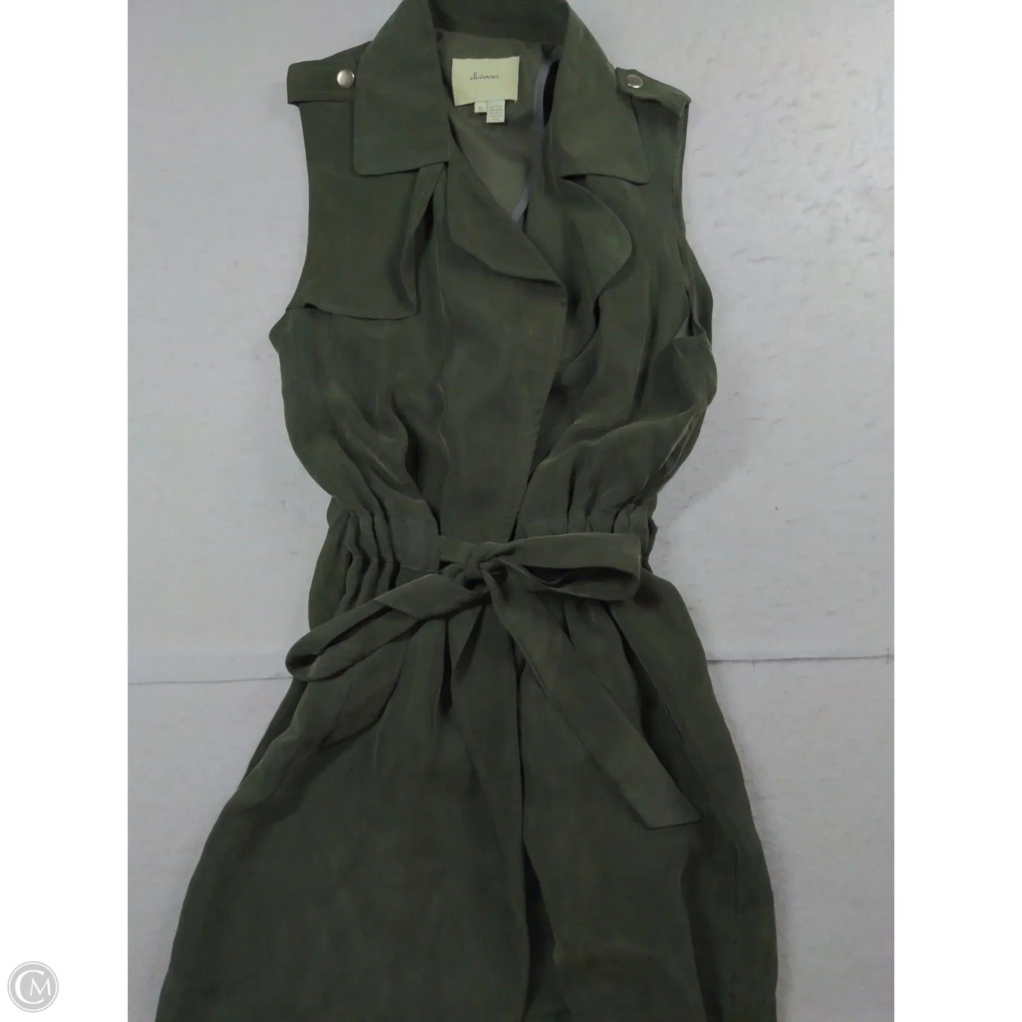 Dress Casual Midi By Elevenses In Green, Size: Xs