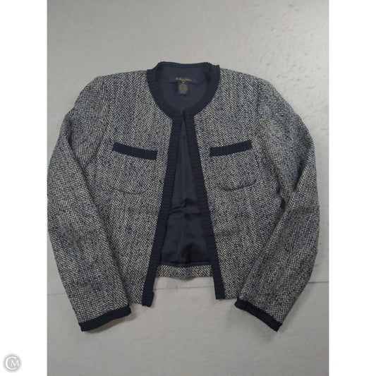 Blazer By Brooks Brothers In Blue & White, Size: 6p