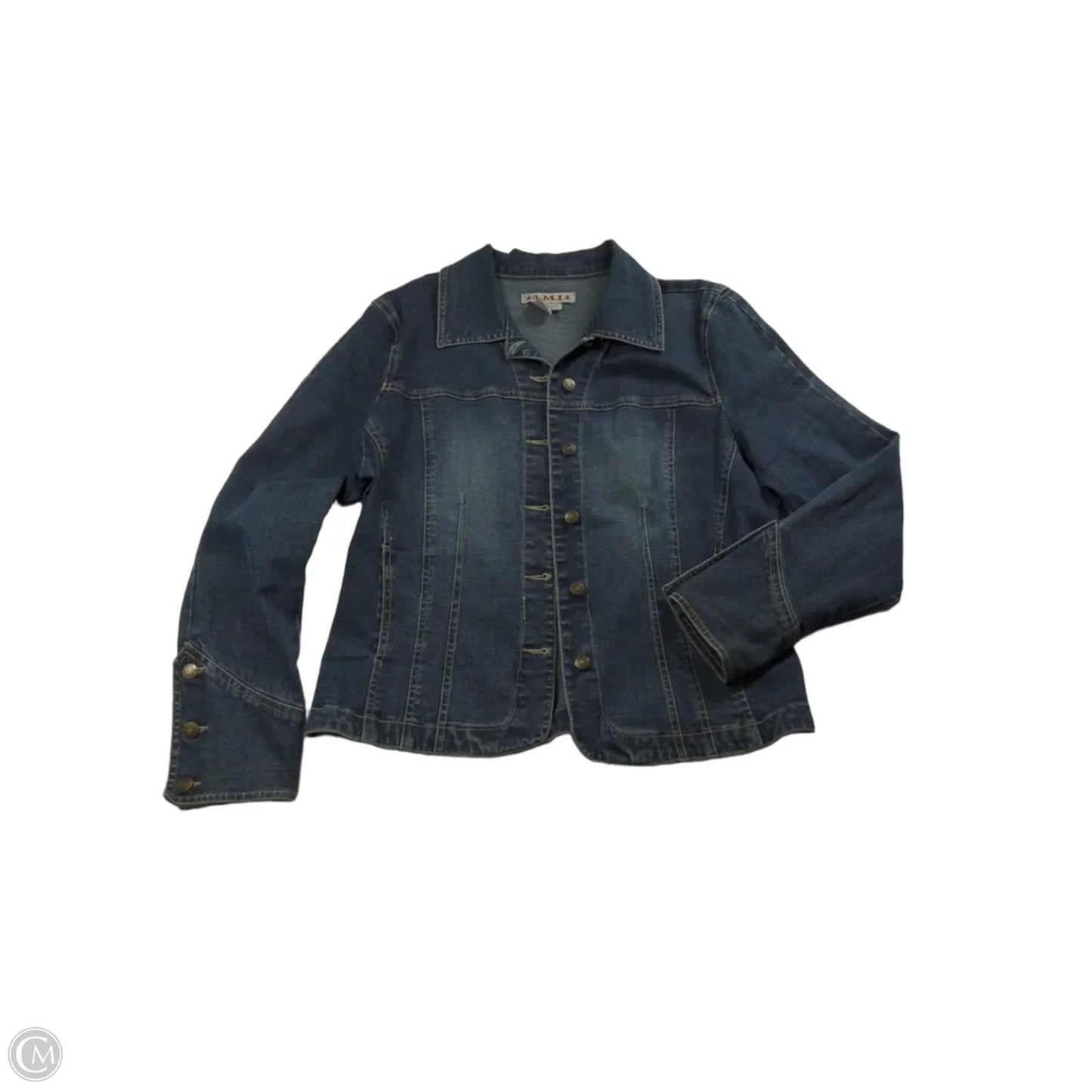 Jacket Denim By Ami In Blue Denim, Size: M