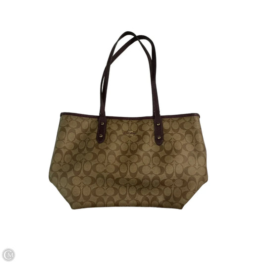 Handbag Designer By Coach, Size: Large