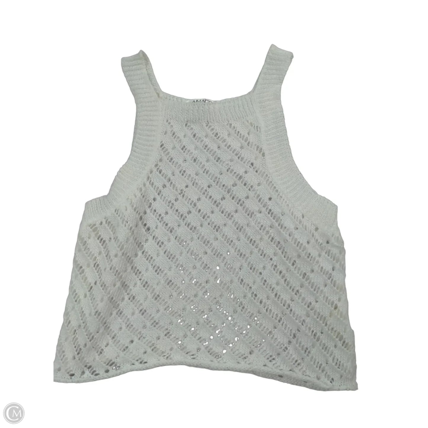 Tank Top By Clothes Mentor In White, Size: M