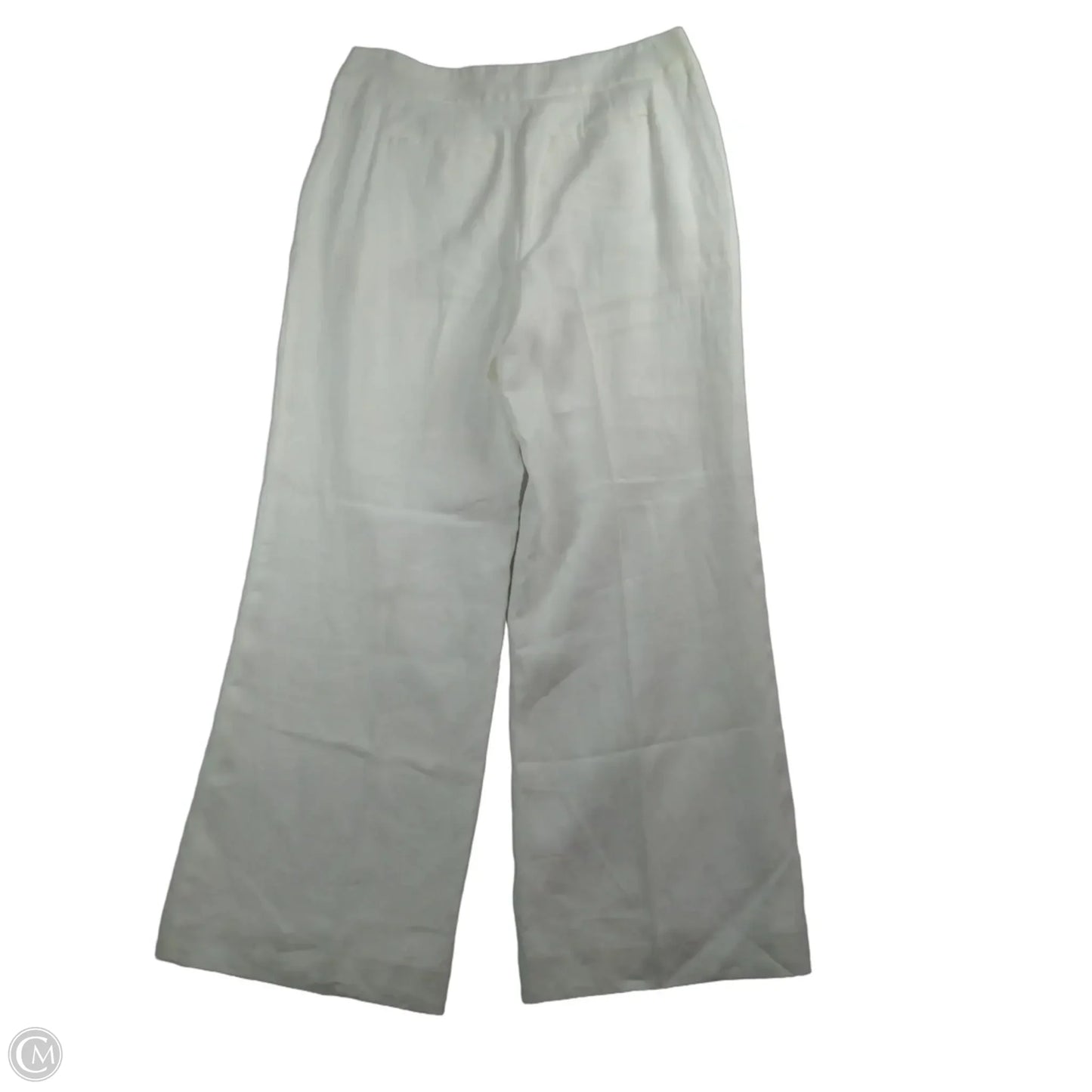 Pants Linen By Talbots In White, Size: 12