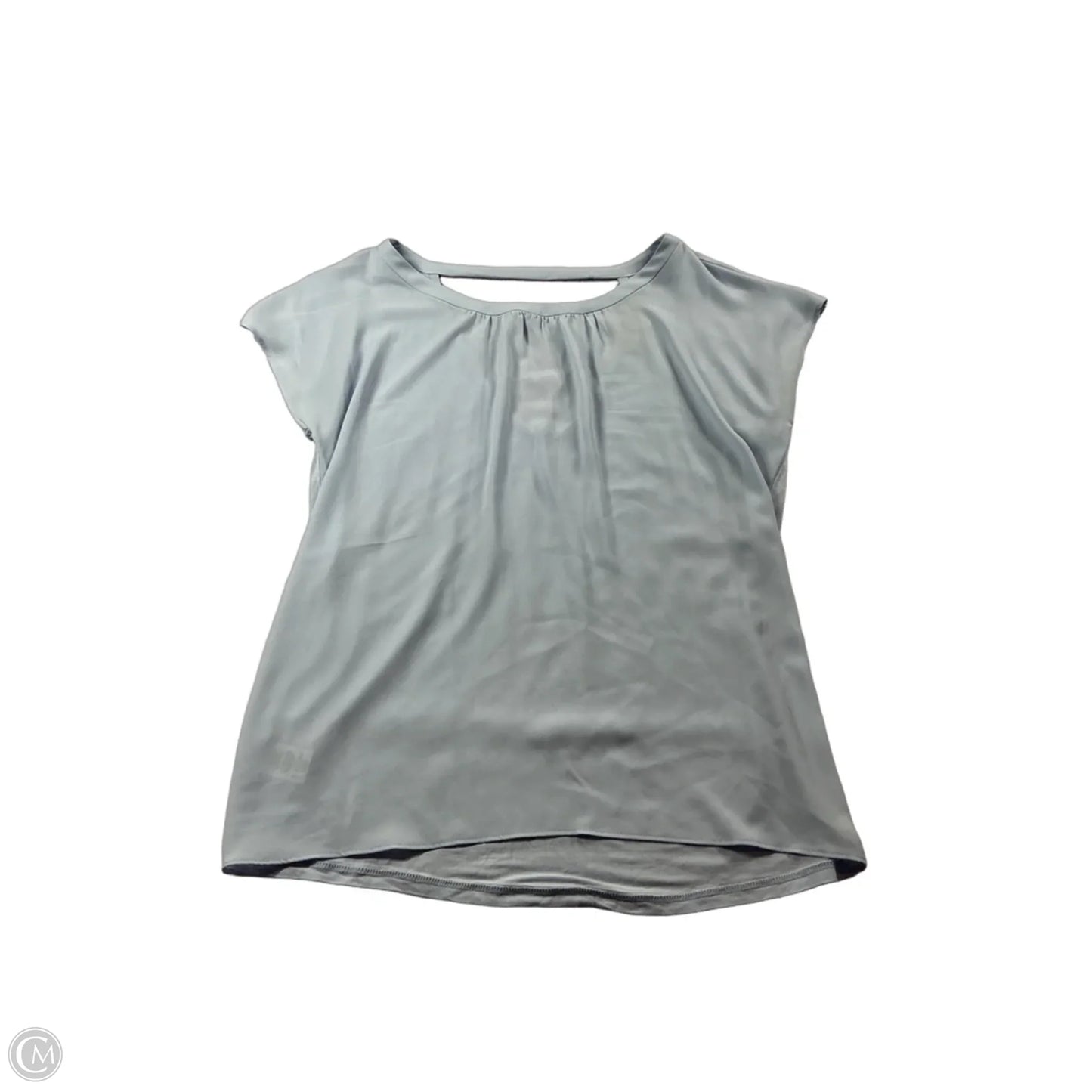 Blouse Short Sleeve By Loft In Blue, Size: Xs