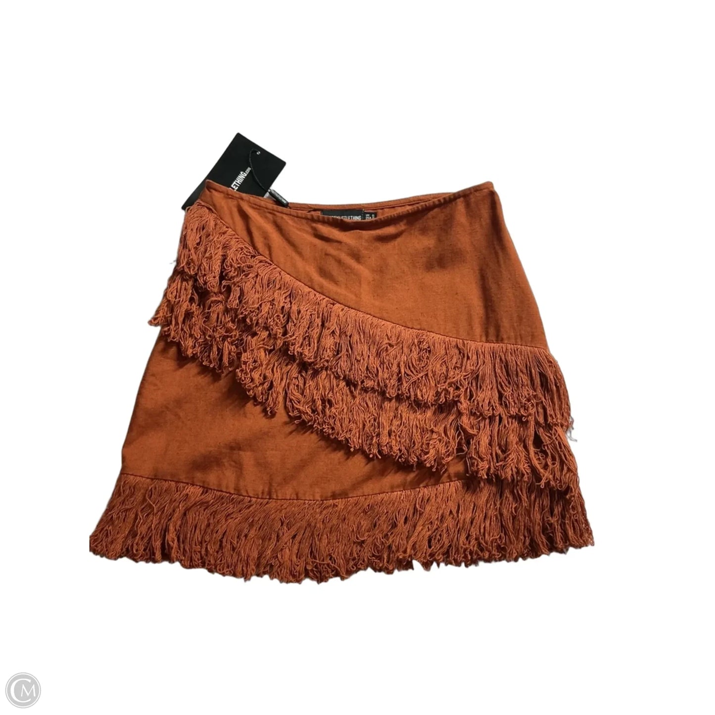 Skirt Mini & Short By Pretty Little Thing In Orange, Size: Xs