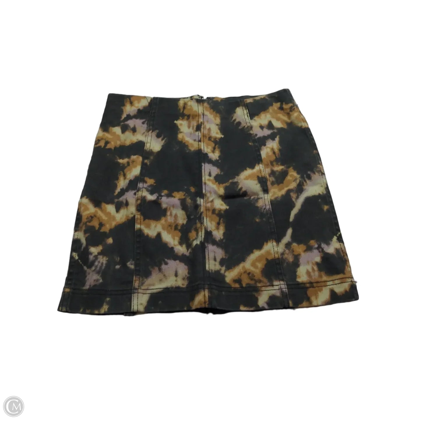 Skirt Mini & Short By Free People In Black & Orange, Size: 4