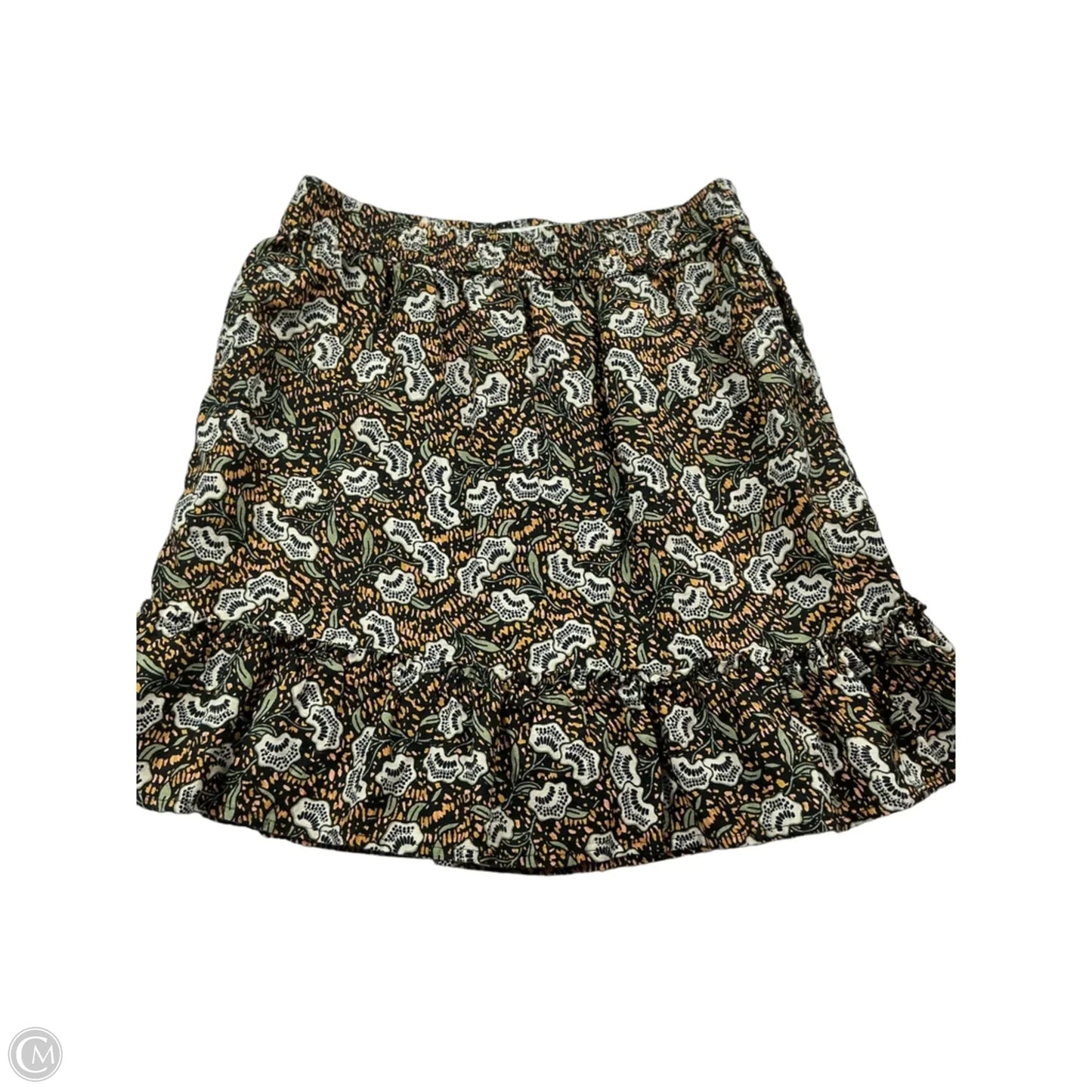 Skirt Mini & Short By Rachel Zoe In Black & Orange, Size: S