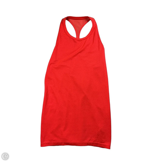 Athletic Tank Top By Athleta In Red, Size: Xxs