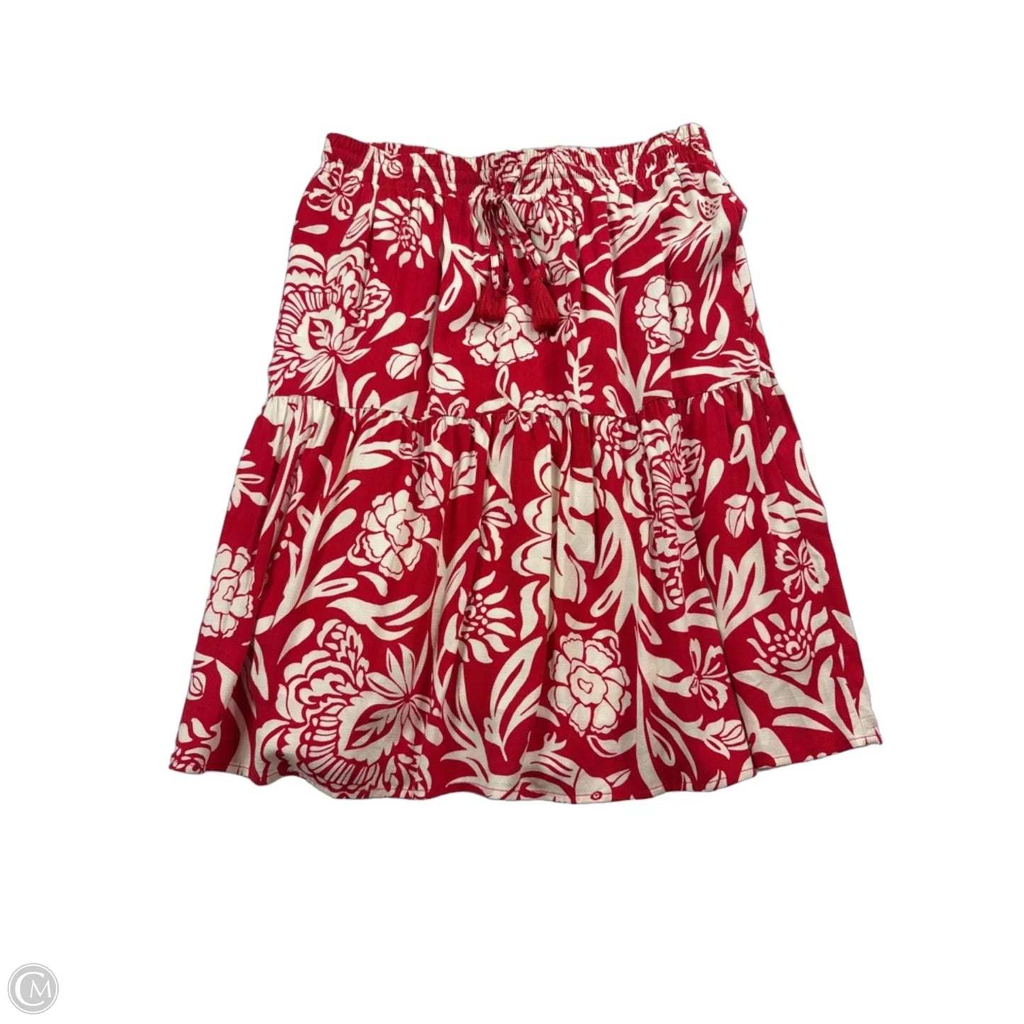 Skirt Midi By Knox Rose In Floral Print, Size: S