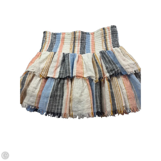 Skirt Mini & Short By Aerie In Striped Pattern, Size: M
