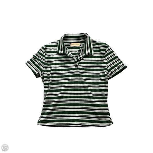 Top Short Sleeve By Forever 21 In Striped Pattern, Size: Xs