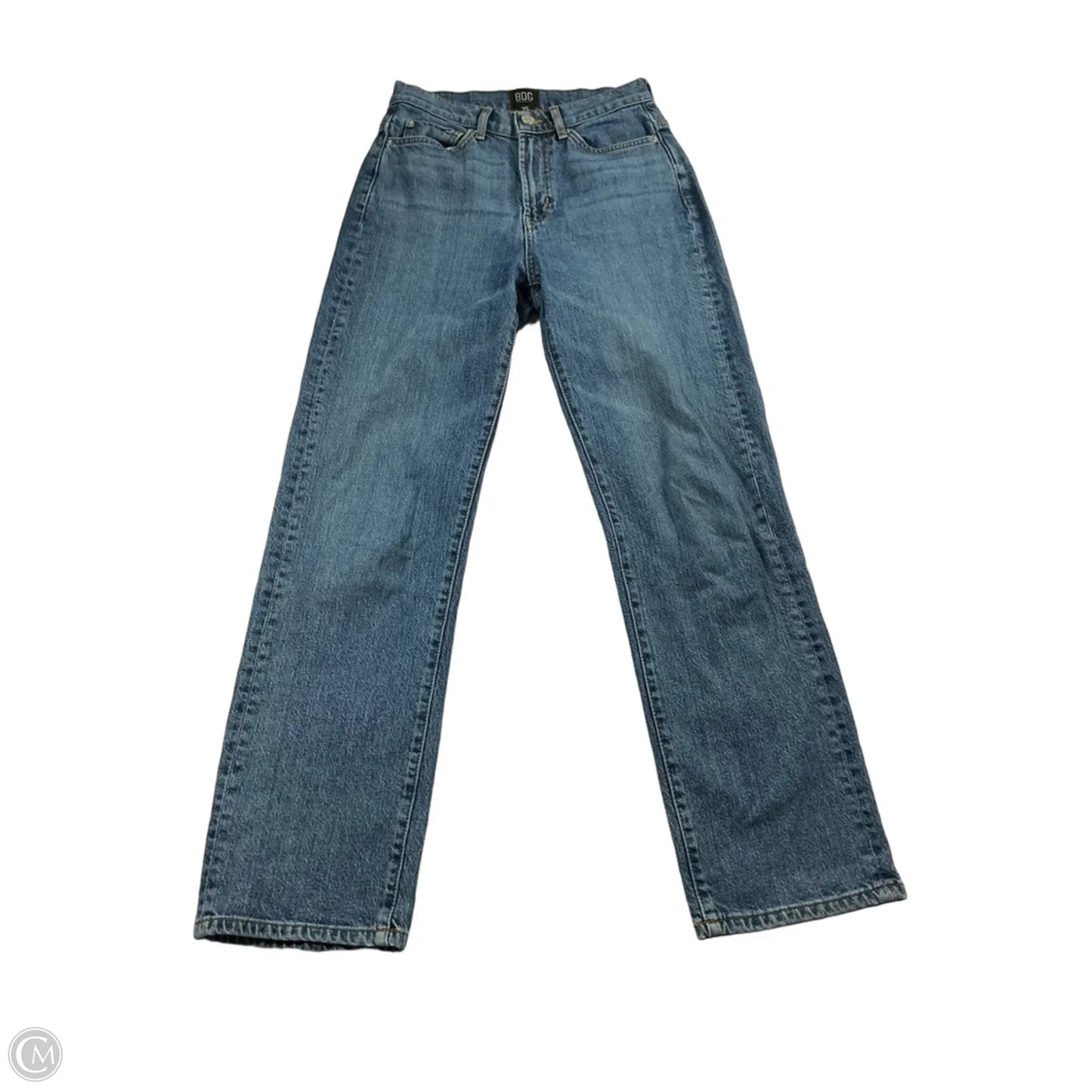 Jeans Straight By Bdg In Blue Denim, Size: 2