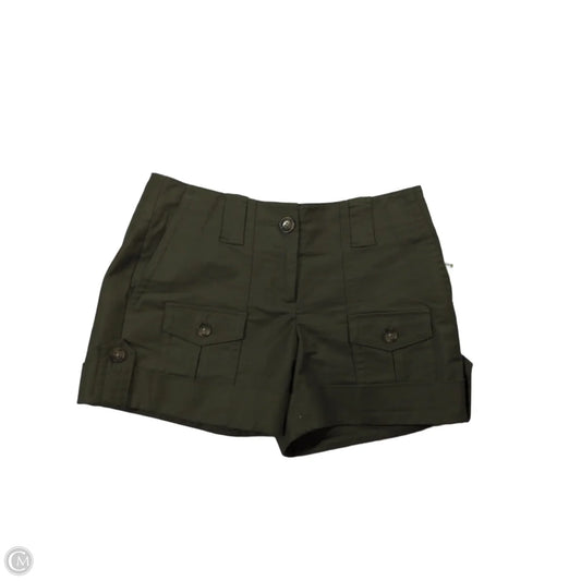 Shorts By Ann Taylor In Green, Size: 0p