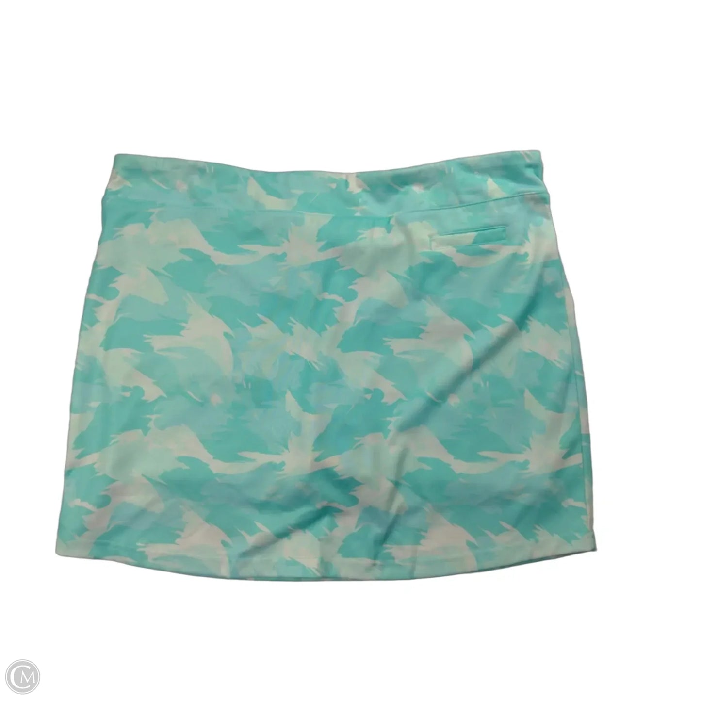Athletic Skort By Pebble Beach In Aqua, Size: L