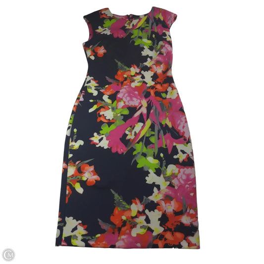 Dress Party Midi By Vince Camuto In Floral Print, Size: 6