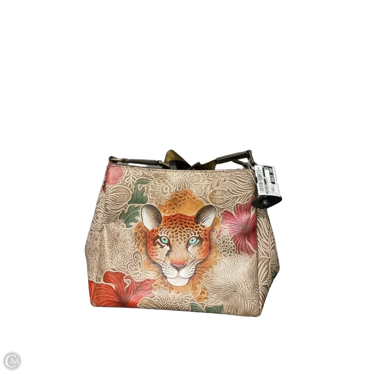 Crossbody Leather By Anuschka, Size: Medium
