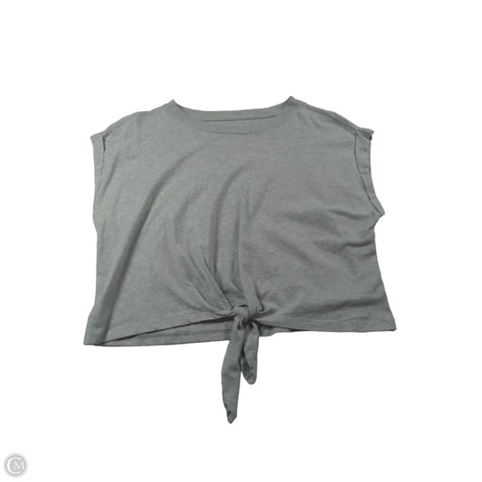 Top Short Sleeve By Gap In Grey, Size: Xs