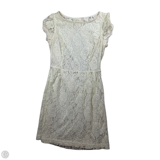 Dress Party Short By Forever 21 In Ivory, Size: M