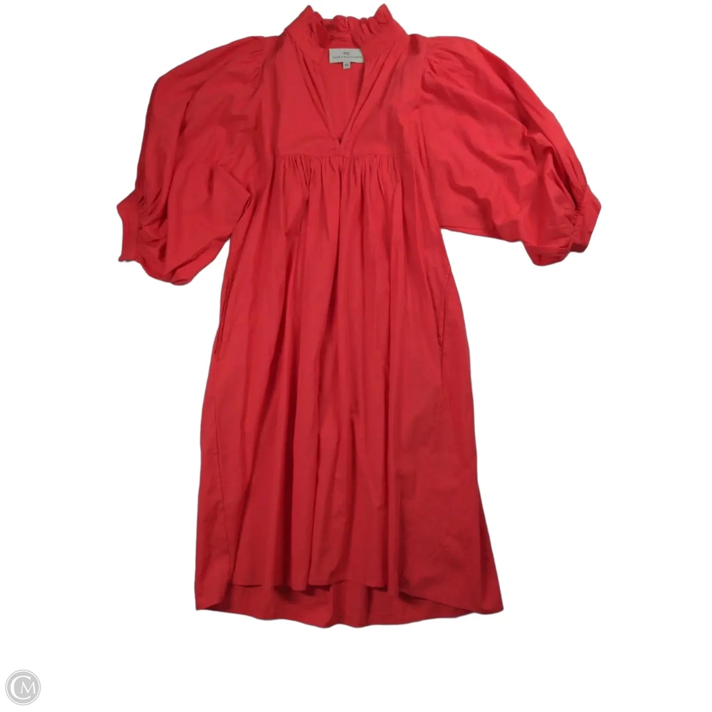 Dress Casual Midi By Clothes Mentor In Red, Size: Xs