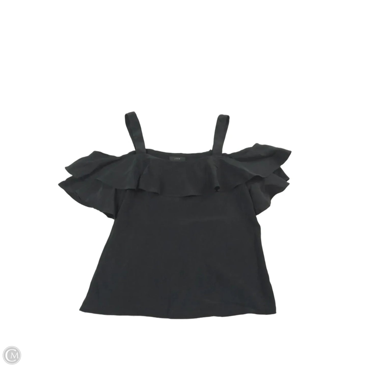 Top Short Sleeve By J. Crew In Black, Size: 6