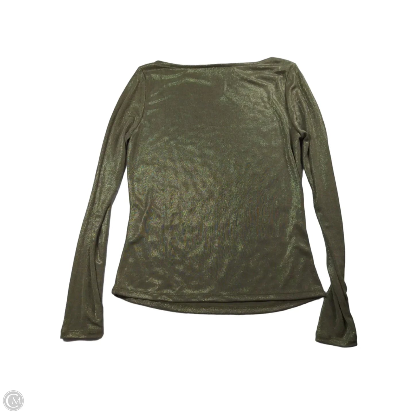 Top Long Sleeve By Banana Republic In Gold, Size: M