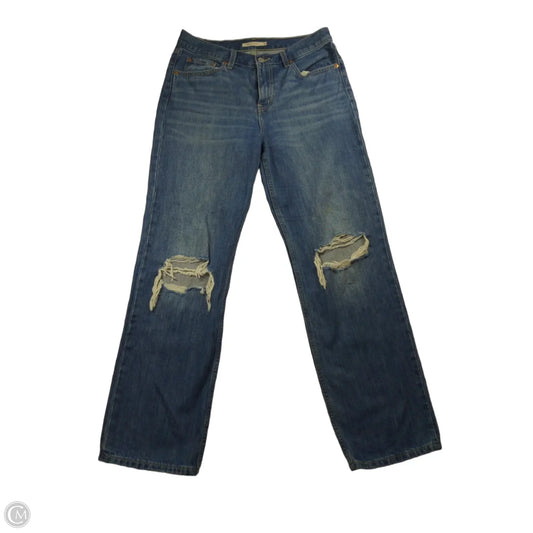 Jeans Boyfriend By Levis In Blue Denim, Size: 8